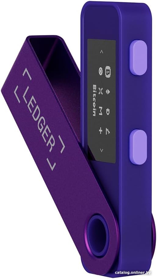 Аппаратный криптокошелек Ledger Nano S Plus (фиолетовый аметист)