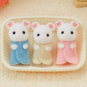 Набор фигурок Sylvanian Families Тройняшки Зефирные мышата 5337