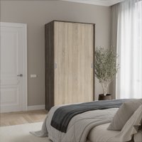 Шкаф-купе Кортекс-мебель Лагуна ШК01-00 (орех элия/дуб сонома)