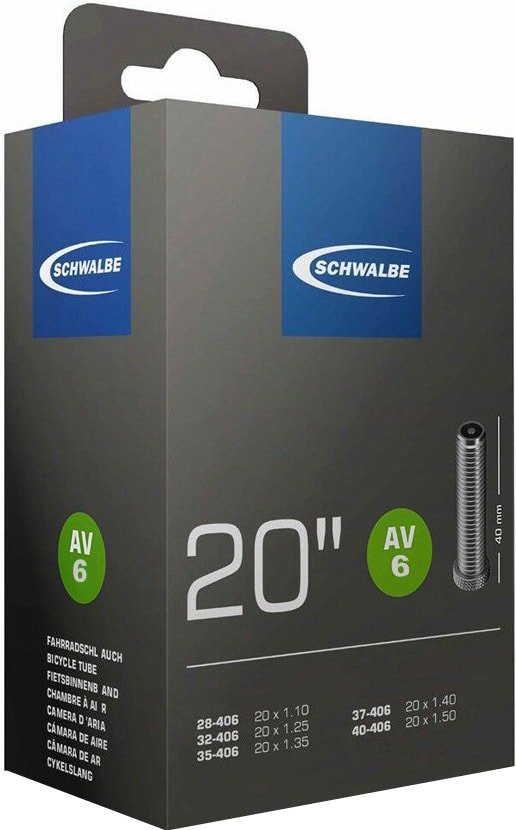 

Велокамера Schwalbe AV6 28/40-406 IB AGV 40мм [10413310]