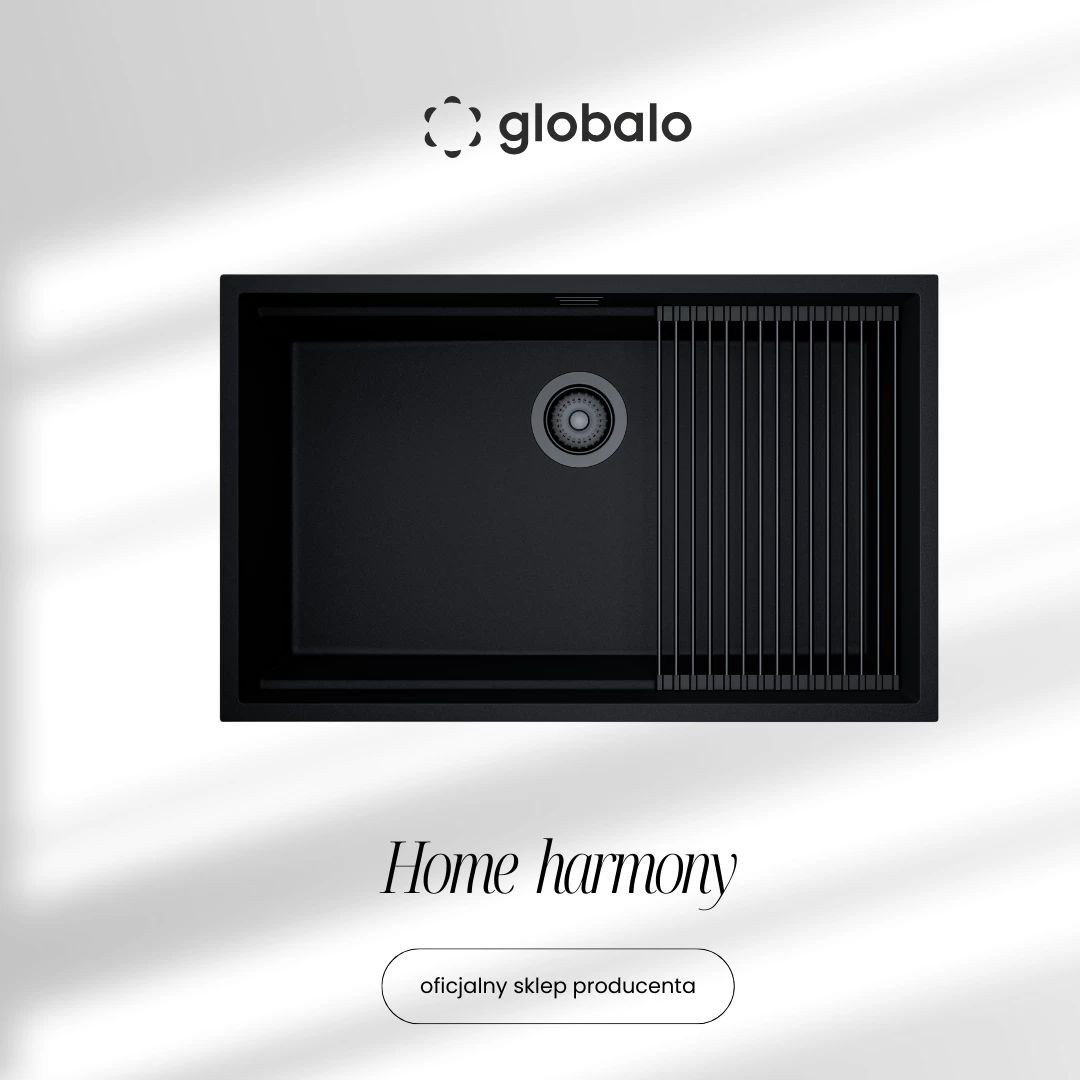 Кухонная мойка Globalo Miralio 80.1 Black/BL Mat