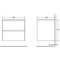  BelBagno Тумба под умывальник Pietra-600-2C-SO-SCM (stucco cemento)