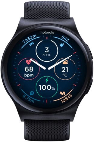 Умные часы Motorola Moto Watch 120 (черный фантом)