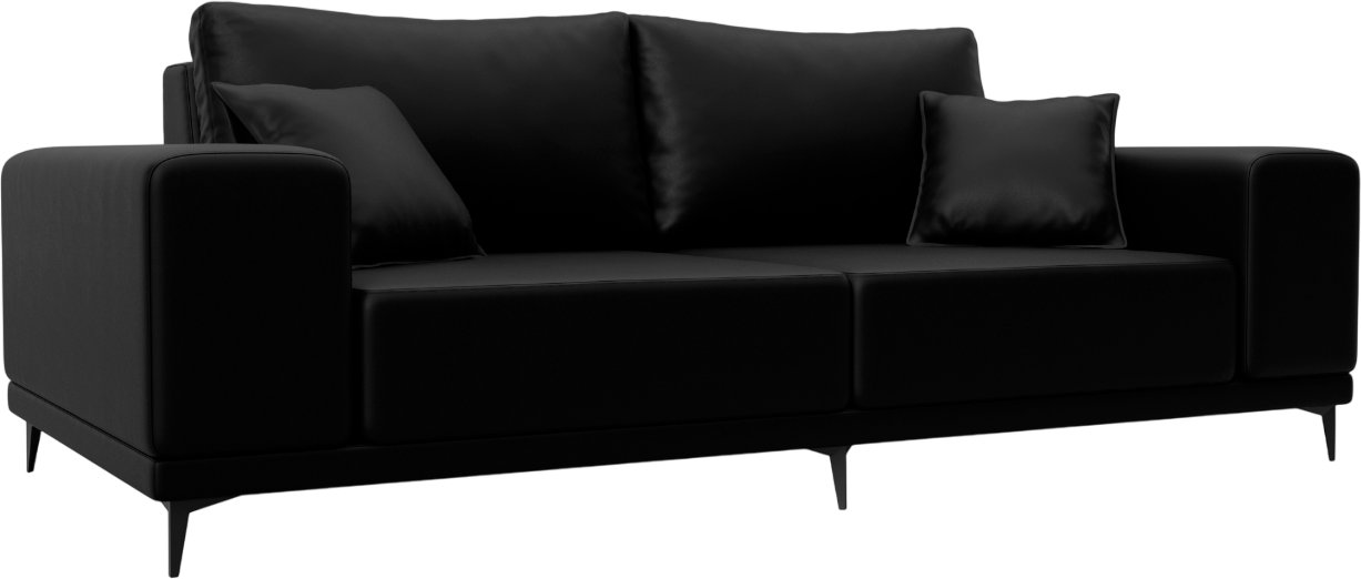 

Диван Лига диванов Льюес 126695 (экокожа Grifon 18 черный)