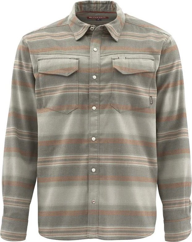 

Рубашка Simms Gallatin Flannel LS Shirt (M, dark stone stripe)