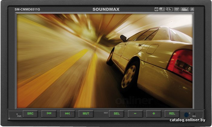 СD/DVD-магнитола Soundmax SM-CMMD6511G