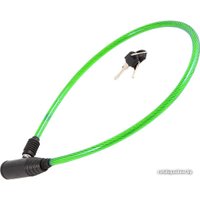 Тросовый велосипедный замок Vinca Sport зеленый [101.101]