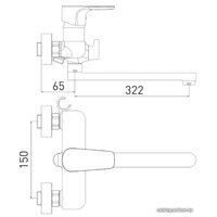 Смеситель Gross Aqua 7121297С-35L(F)