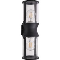 Уличный настенный светильник Arte Lamp Minchir A8306AL-2BK