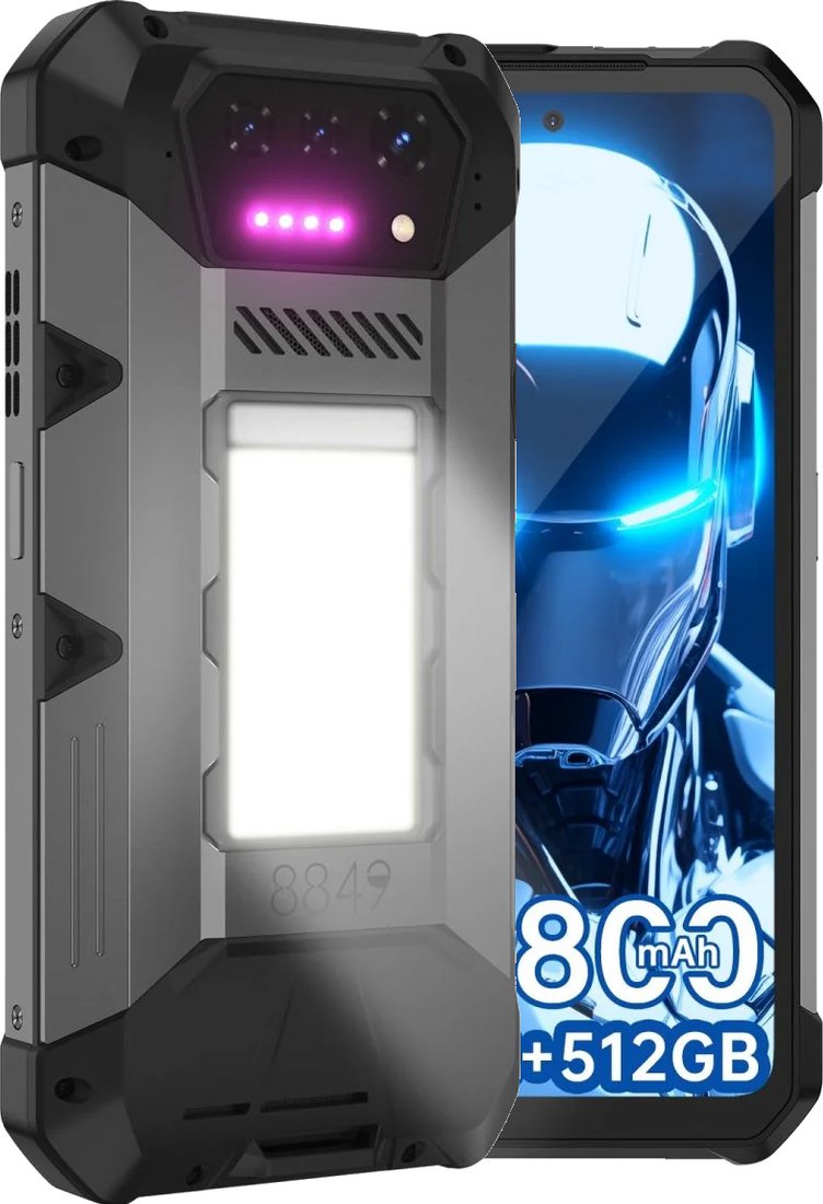 

Телефон Unihertz 8849 Hike 12GB/512GB (черный/серый)