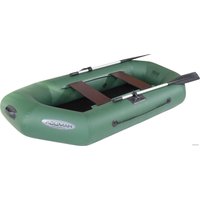 Моторно-гребная лодка Лоцман Стандарт 240 ЖС (зеленый)