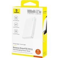 Внешний аккумулятор Baseus EnerFill FP21 22.5W 10000mAh (белый)