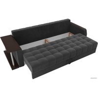 Диван Лига диванов Атлантида 102229 (велюр, серый)