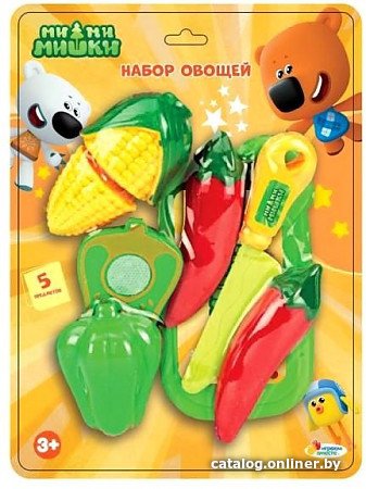 Набор игрушечных продуктов Играем вместе Набор овощей Ми-ми-мишки B1536371-R5