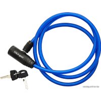 Тросовый велосипедный замок Vinca Sport голубой [102.102]