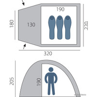 Треккинговая палатка BTrace Birdland