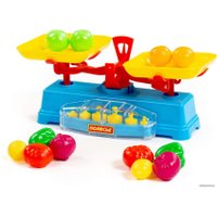 Весы игрушечные Полесье Весы с набором продуктов 53787