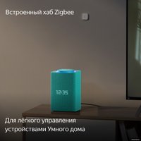 Умная колонка Яндекс Станция Макс (с хабом умного дома Zigbee, бирюзовый) в Бресте