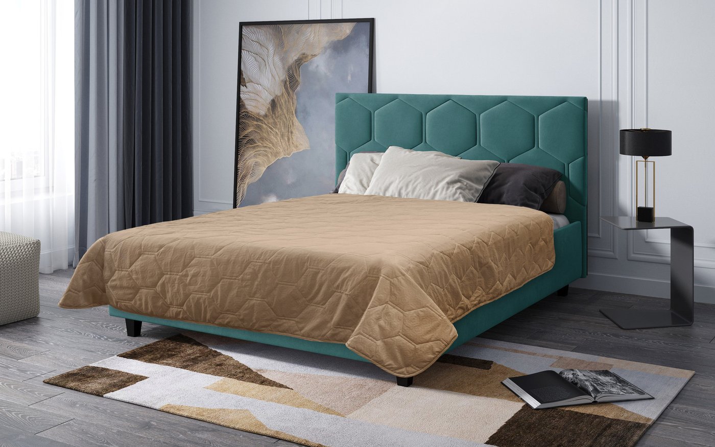 

Покрывало Bellissimo Relax 240х240 25242193010-93R (миндаль)