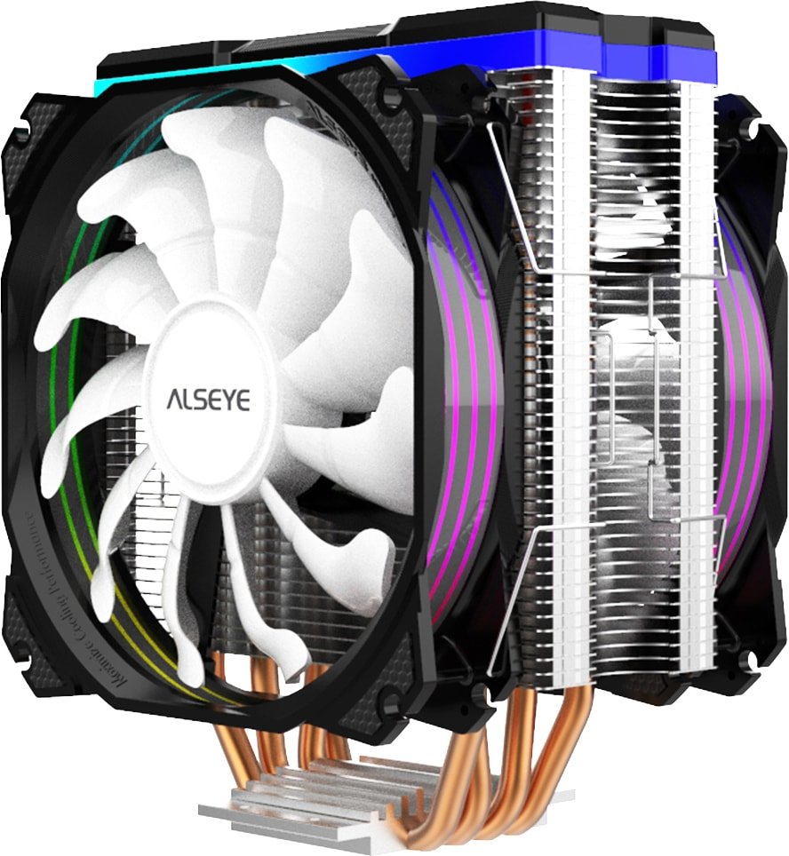 

Кулер для процессора ALSEYE M120D (черный)