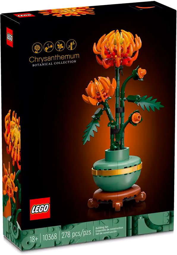 

Конструктор LEGO Icons 10368 Хризантема