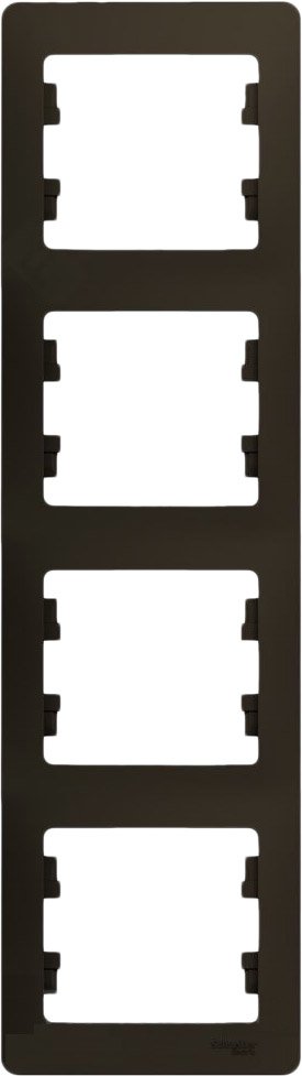

Рамка Schneider Electric Glossa GSL000808 (шоколад)