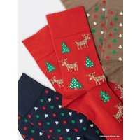 Носки Mark Formelle 004A-1135 (р-р 27-29, темно-синий/темно-красный/кофейный, 3 пары) в Пинске