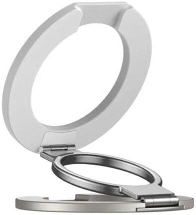 Подставка Baseus MagPro 3 Magnetic Dual-Ring Phone Stand (серебристый)