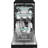 Отдельностоящая посудомоечная машина Weissgauff DW 4539 Inverter Touch AutoOpen Black