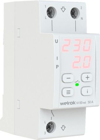 Реле напряжения Welrok VI-50 red (красный)