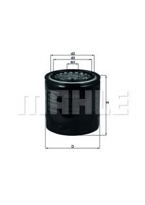 Масляный фильтр Mahle Knecht OC294