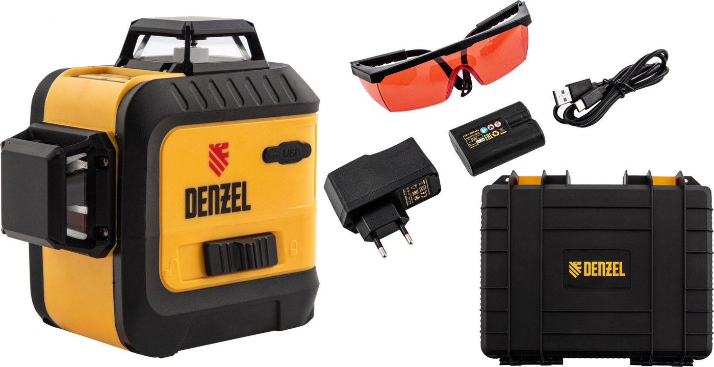 

Лазерный нивелир Denzel LX 360-2 Red 35076