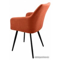 Стул Гальваник Диаманте Лофт (эмаль черный муар/Catania Flame)