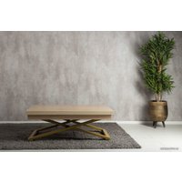 Стол-трансформер Levmar Cross D89/S90 (дуб сонома/золото)