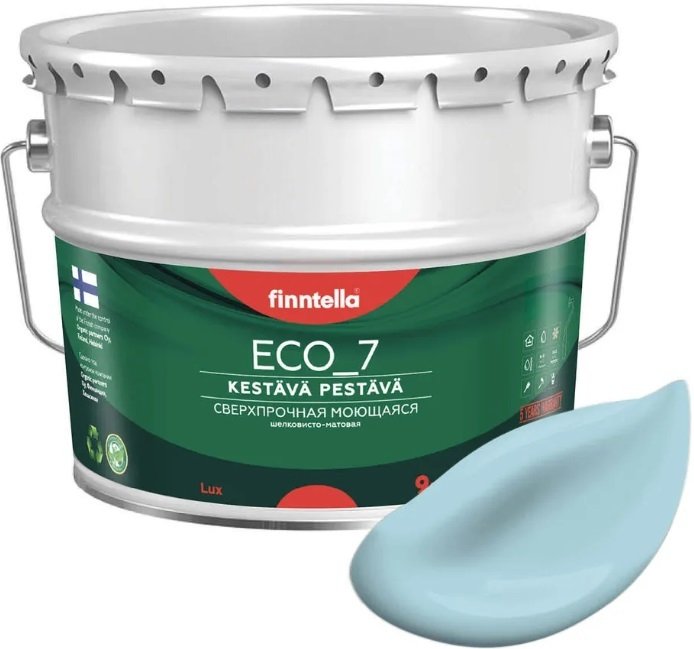 

Краска Finntella Eco 7 Taivaallinen F-09-2-9-FL017 9 л (нежно-голубой)
