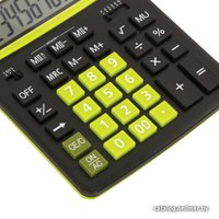 Бухгалтерский калькулятор BRAUBERG Extra Color-12-BKLG 250477 (черный/салатовый)