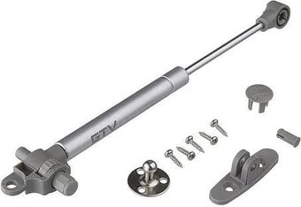 Газ-лифт GTV с доводчиком и регулировкой серый 80H