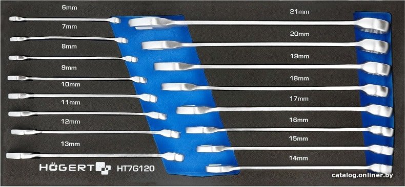 Набор ключей Hoegert Technik HT7G120 (16 предметов)