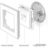 Розетка компьютерная Werkel W1181004