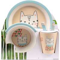Набор детской посуды Fresca Котик BP2524-7