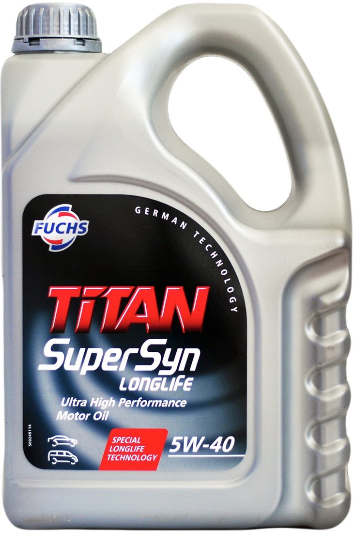 

Моторное масло Fuchs Titan Supersyn Longlife 5W-40 5л