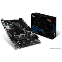 Материнская плата MSI 970A-G43 PLUS