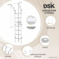 Детский спортивный комплекс DSK 6 11.21.7.06.410.03.04 (пастель)