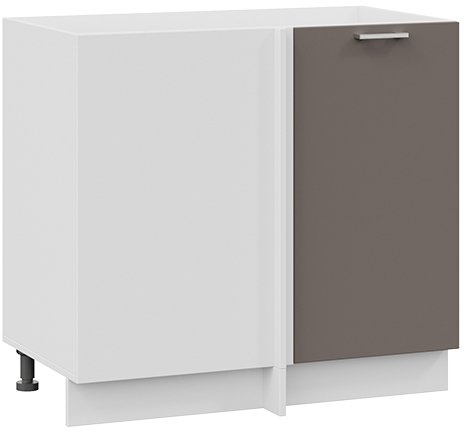 

Шкаф напольный Трия Габриэлла 1Н9У (белый/муссон)