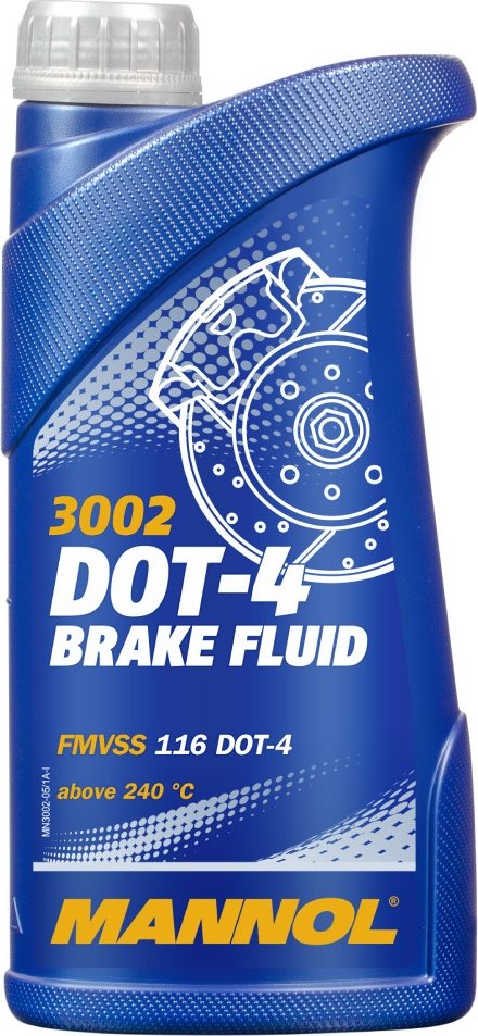 

Тормозная жидкость Mannol Brake Fluid DOT-4 910 гр