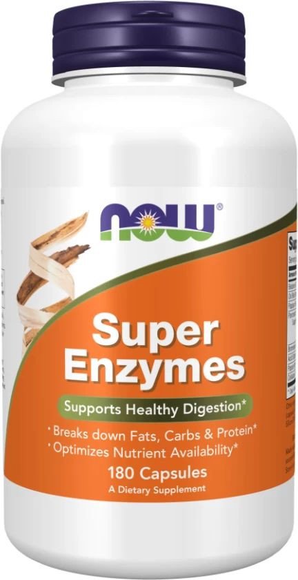 Комплекс Now Foods Супер ферменты, энзимы/Super Enzymes (180 капсул)