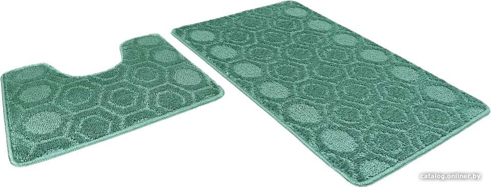 Набор ковриков Shahintex Актив Icarpet 002 60x100/60x50 836413 (зеленый 52)