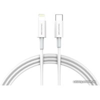 Кабель Atomic USB Type-C - Lightning 30320 (1 м, белый)