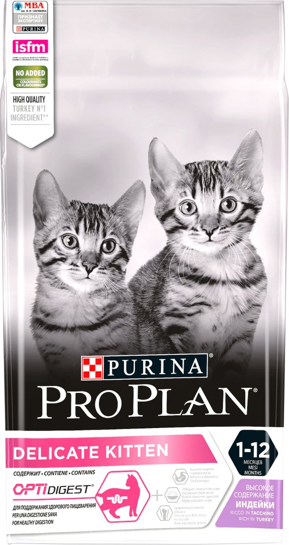 

Сухой корм для кошек Pro Plan Delicate Kitten 1.5 кг