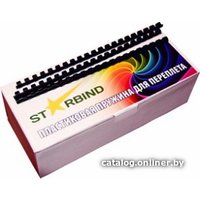 Пластиковая пружина для переплета Starbind A4 10 мм 100 шт (черный)